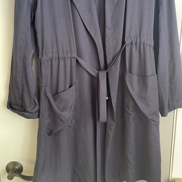 Theory tensel tie waist soft jacket, size S - Picture 5 of 6